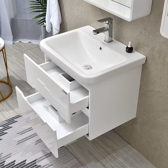 Mueble de baño de madera con mejores ventas del lavabo de cerámica de los muebles de las vanidades del cuarto de baño